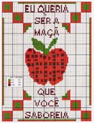 Schema punto croce Frasi Amore 17