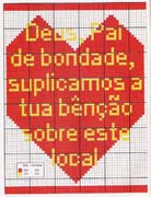 Schema punto croce Frasi Amore 27