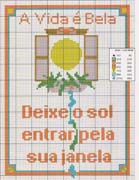 Schema punto croce Frasi Amore 8