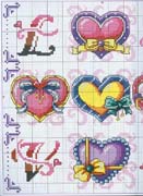 Schema punto croce Love 2