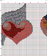 Schema punto croce Reagalo A Cuore 3
