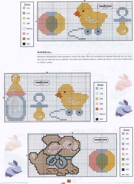 Schema punto croce Ciuccio 1