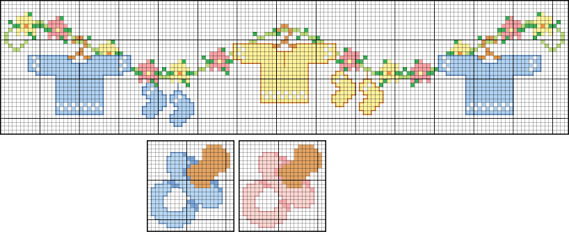 Schema punto croce Ciuccio Magliette