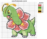 Schema punto croce Dinosauro