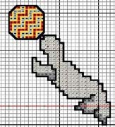 Schema punto croce Foca