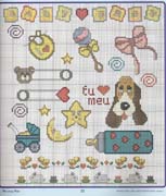 Schema punto croce Pinze Stelline