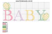 Schema punto croce Scritta Baby