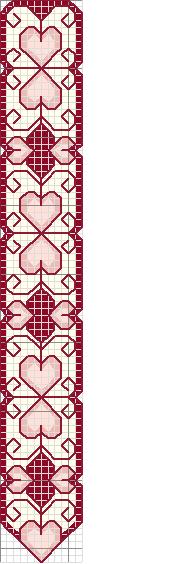 Schema punto croce Segnalibro.piccolo