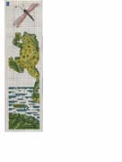 Schema punto croce Segnalibro Ranocchia