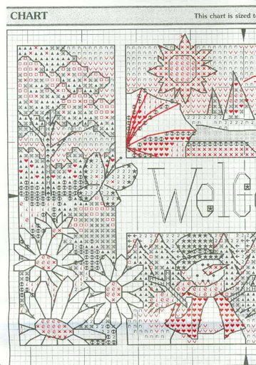 Schema punto croce 4 Stagioni 7b