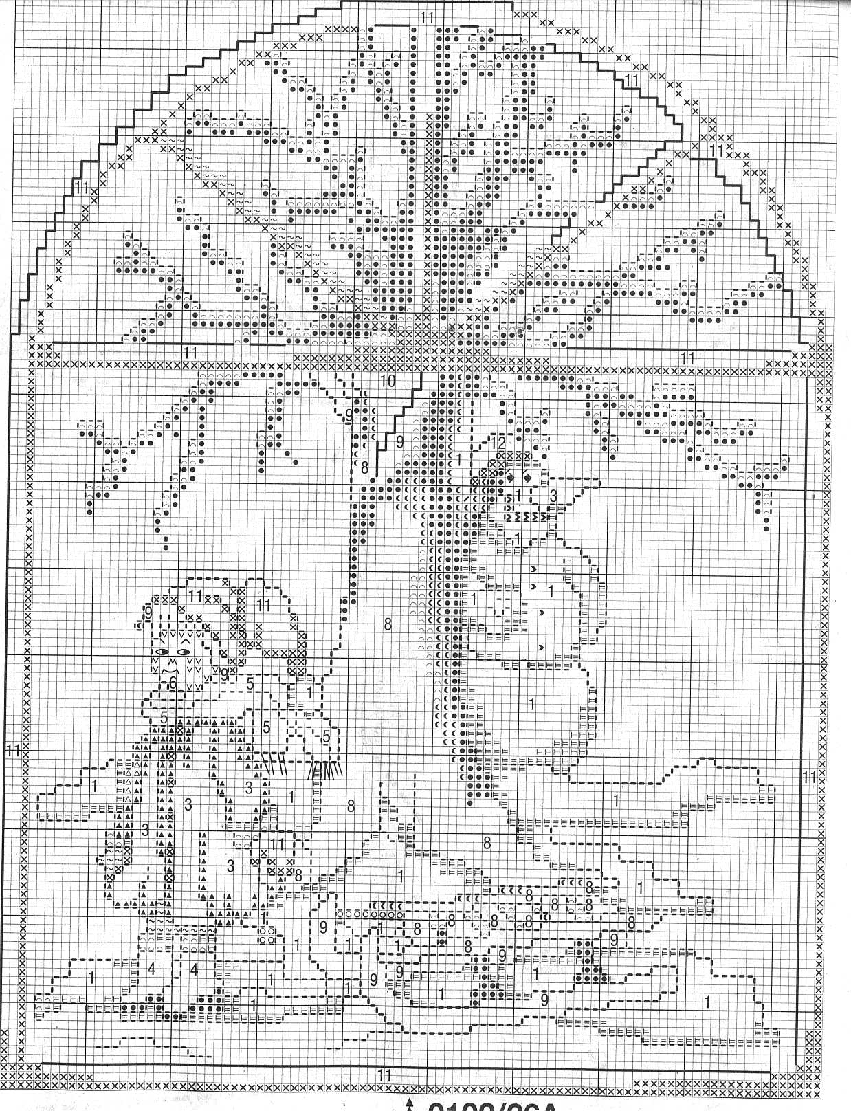 Schema punto croce Inverno1b