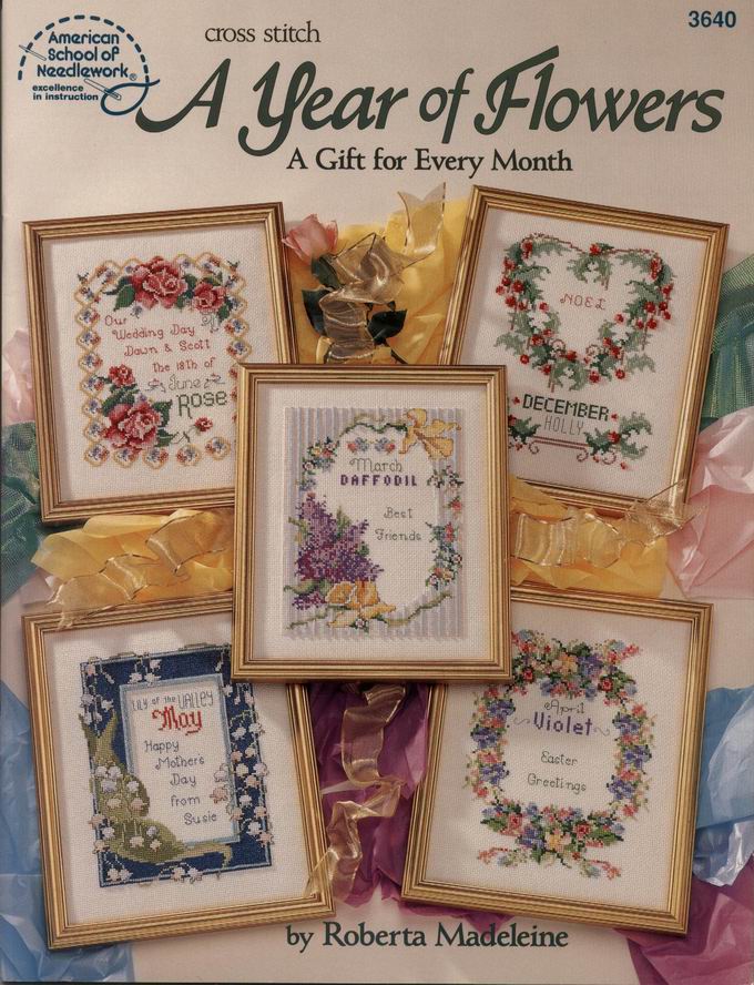 Schema punto croce Mesi 1