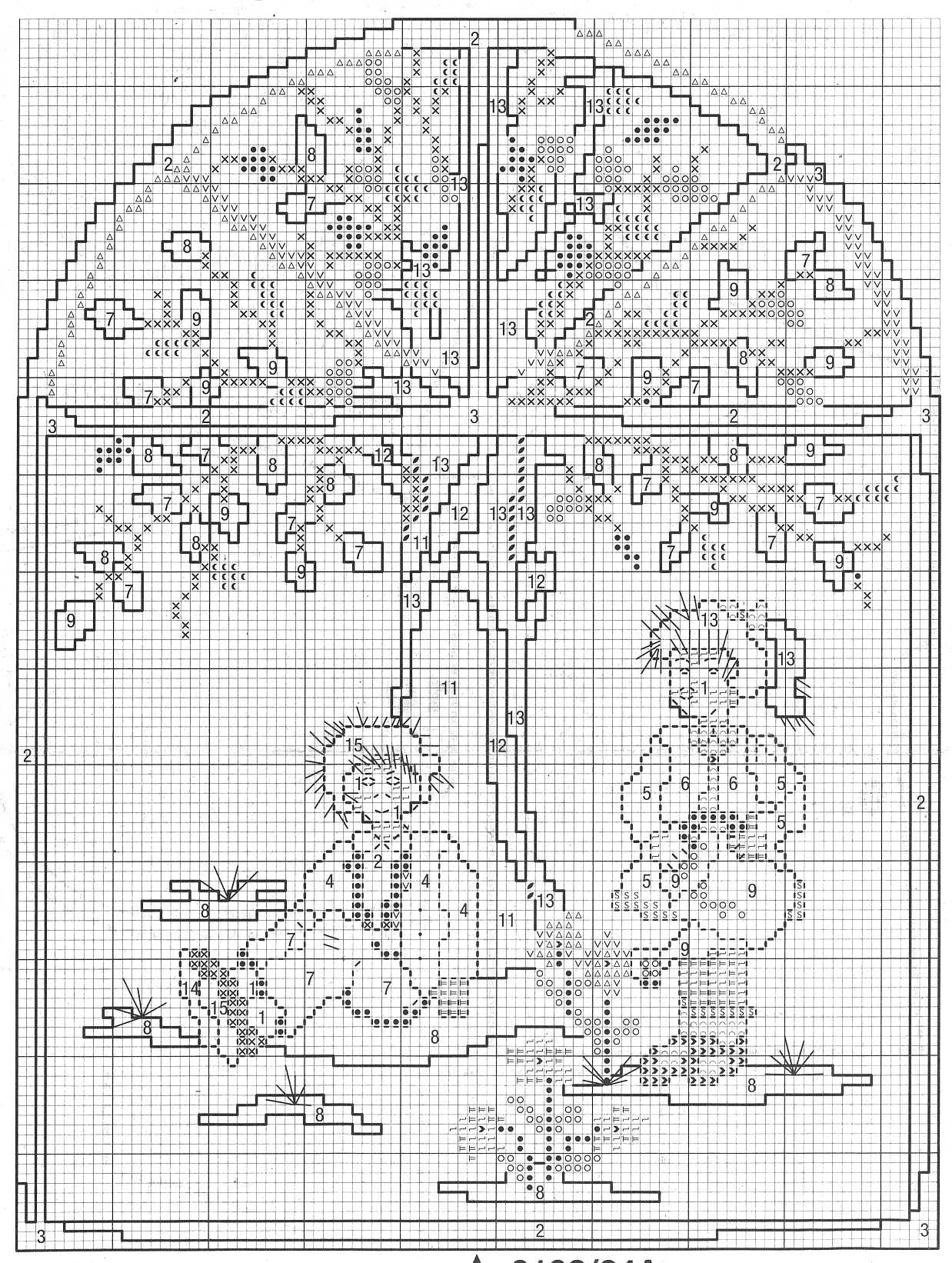 Schema punto croce Primavera1b