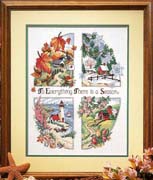 Schema punto croce 4 Stagioni 1a