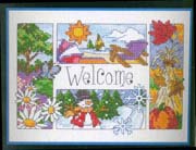 Schema punto croce 4 Stagioni 7a