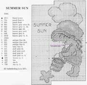 Schema punto croce 4 Stagioni 8d