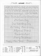 Schema punto croce Mesi 3