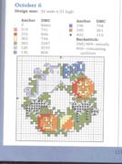 Schema punto croce Ottobre