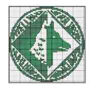 Schema punto croce Stemma Avellino