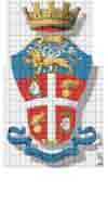 Schema punto croce Stemma Carabinieri 2