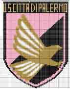 Schema punto croce Stemma Palermo
