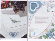 Schema punto croce Tovaglia 125