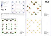 Schema punto croce Tovaglia 180