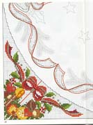 Schema punto croce Tovaglia 61