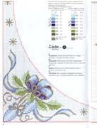 Schema punto croce Tovaglia 80