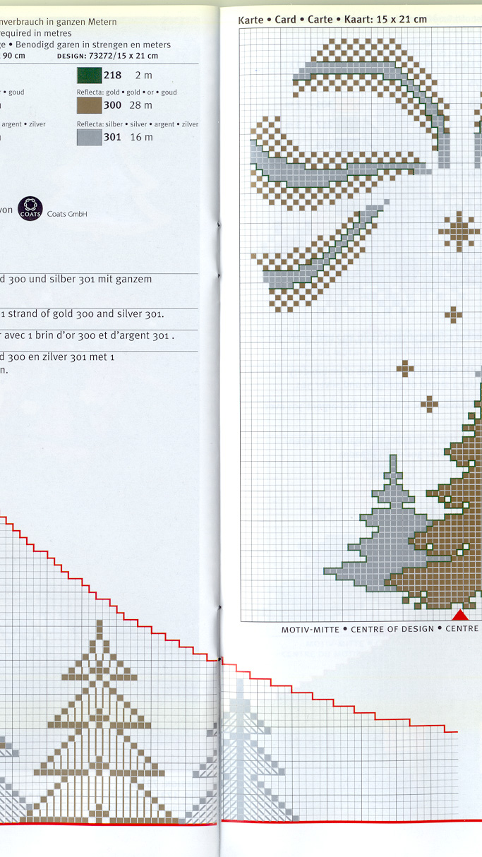 Schema punto croce Tovaglia 103