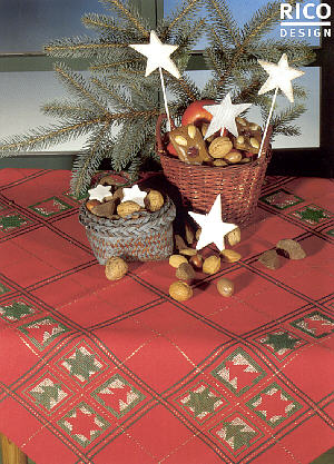 Schema punto croce Tovaglia 129