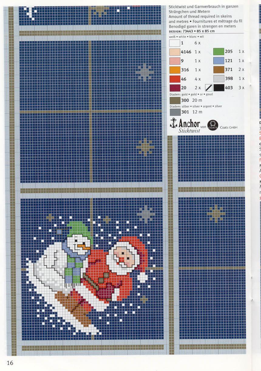 Schema punto croce Tovaglia 138