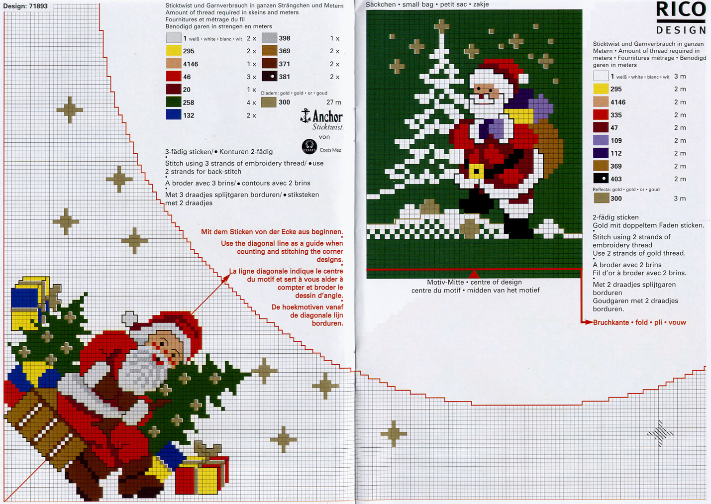 Kit Ricamo Punto Croce Tovaglia Runner Natalizia 40x100cm - Predisegnata, 100% Cotone, Con Filo E Ago - Foto 2