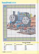 Schema punto croce Trenino Thomas 2