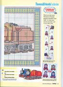 Schema punto croce Trenino Thomas 3