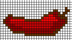 Schema punto croce Peperoncino