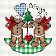 Schema punto croce Biscotti Cuochi