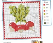 Schema punto croce Rapanelli