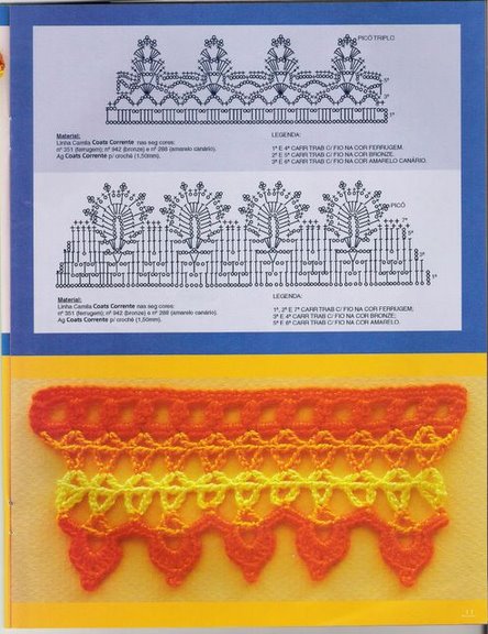 Schema punto croce Bordura 11