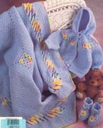 Schema punto croce Corredino Neonato