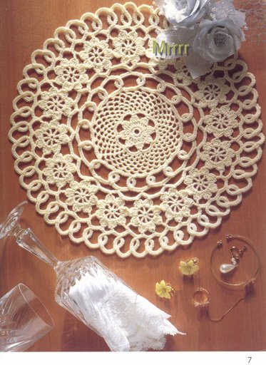 Schema punto croce Centrino Beish